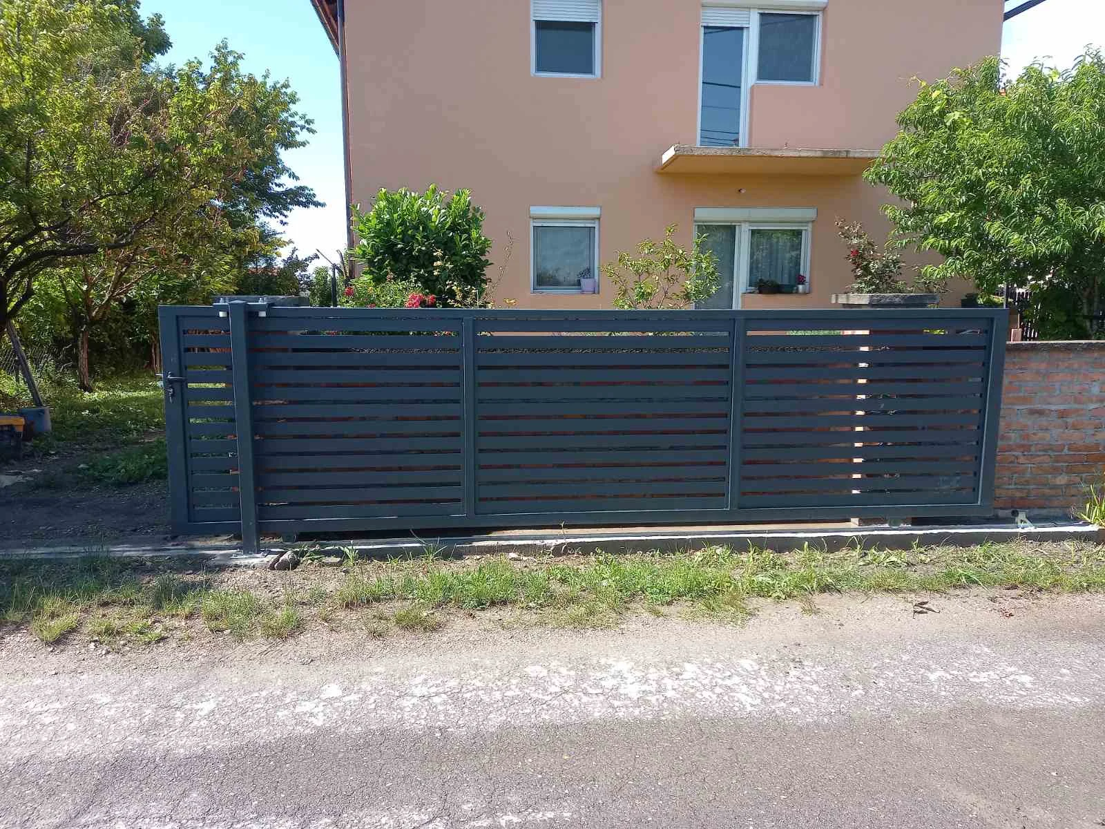 ALUMINIJUMSK KLIZNA I DVOKRILNA KAPIJA
