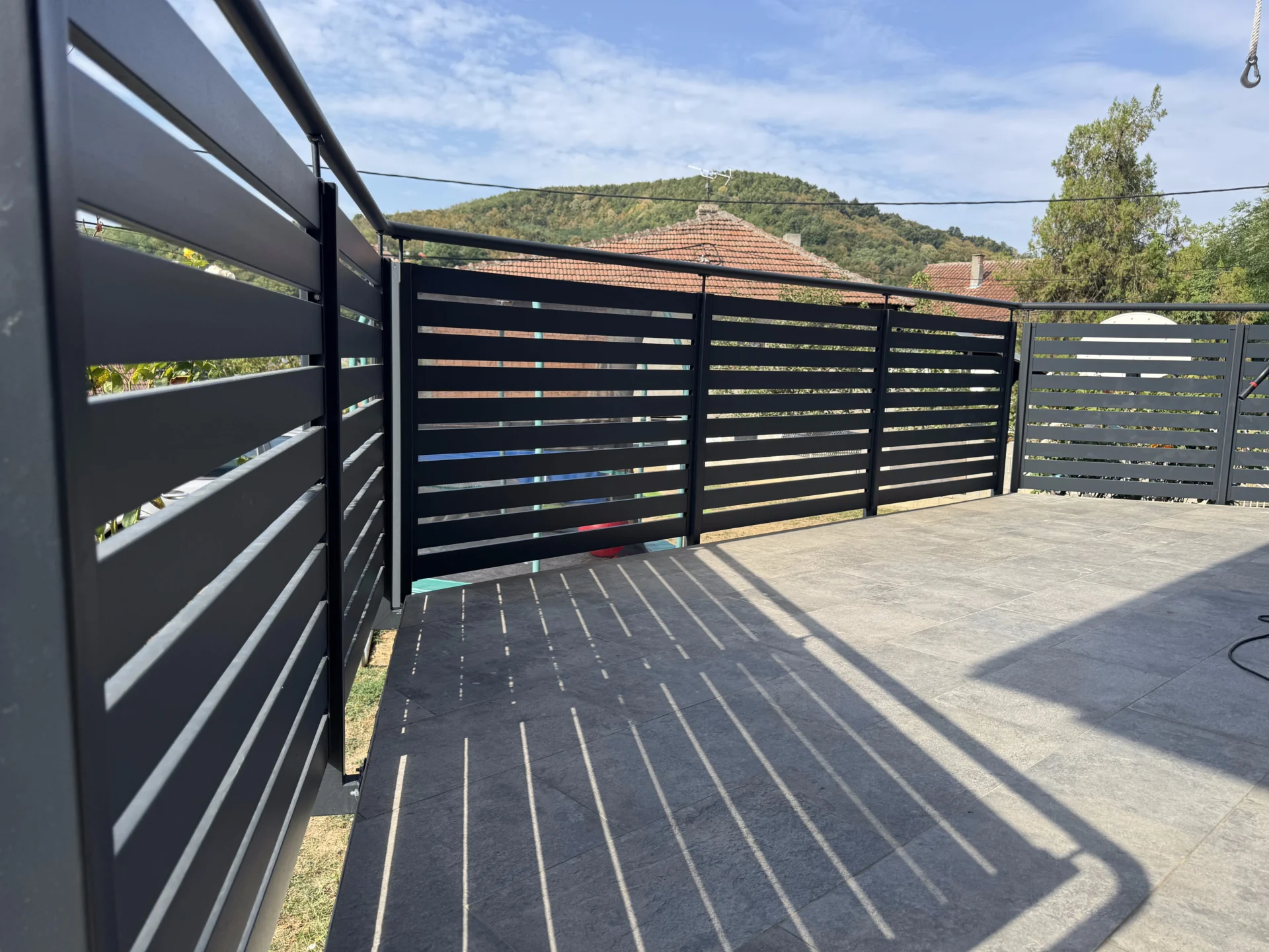 Aluminijumska ograda za terasu belvedere